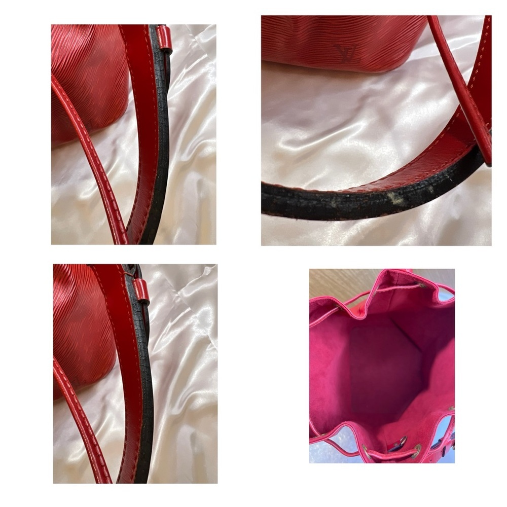 Louis Vuitton Epi Noé Bucket Bag in Castillan Red - Picture 9 of 15